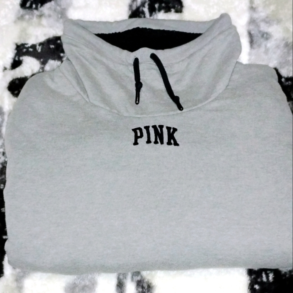 VS Pink Cowl Neck Pullover Sweatshirt